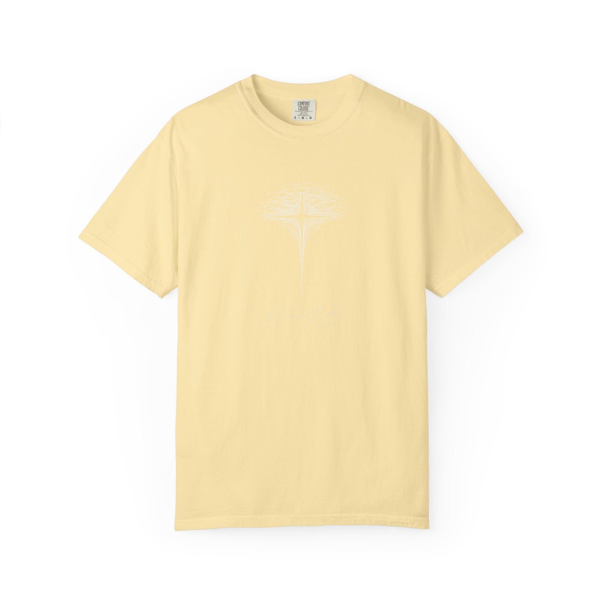 T-Shirt — 'He Carried It All' Cross Graphic Christian Tee