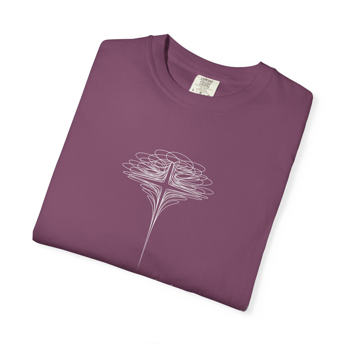 T-Shirt — 'He Carried It All' Cross Graphic Christian Tee