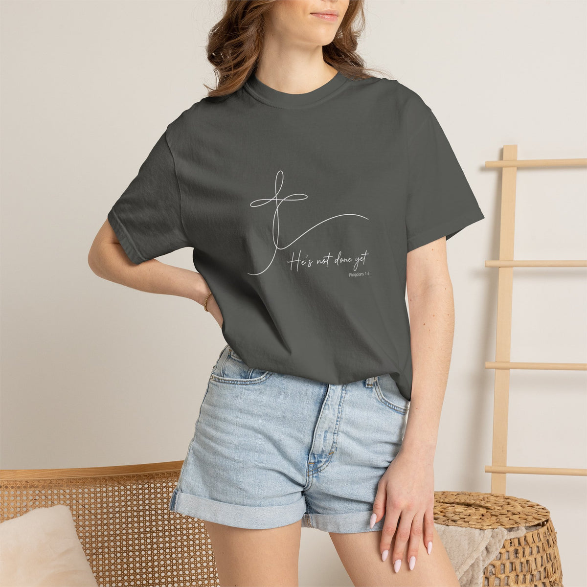 He's Not Done Yet - Comfort Colors Tee