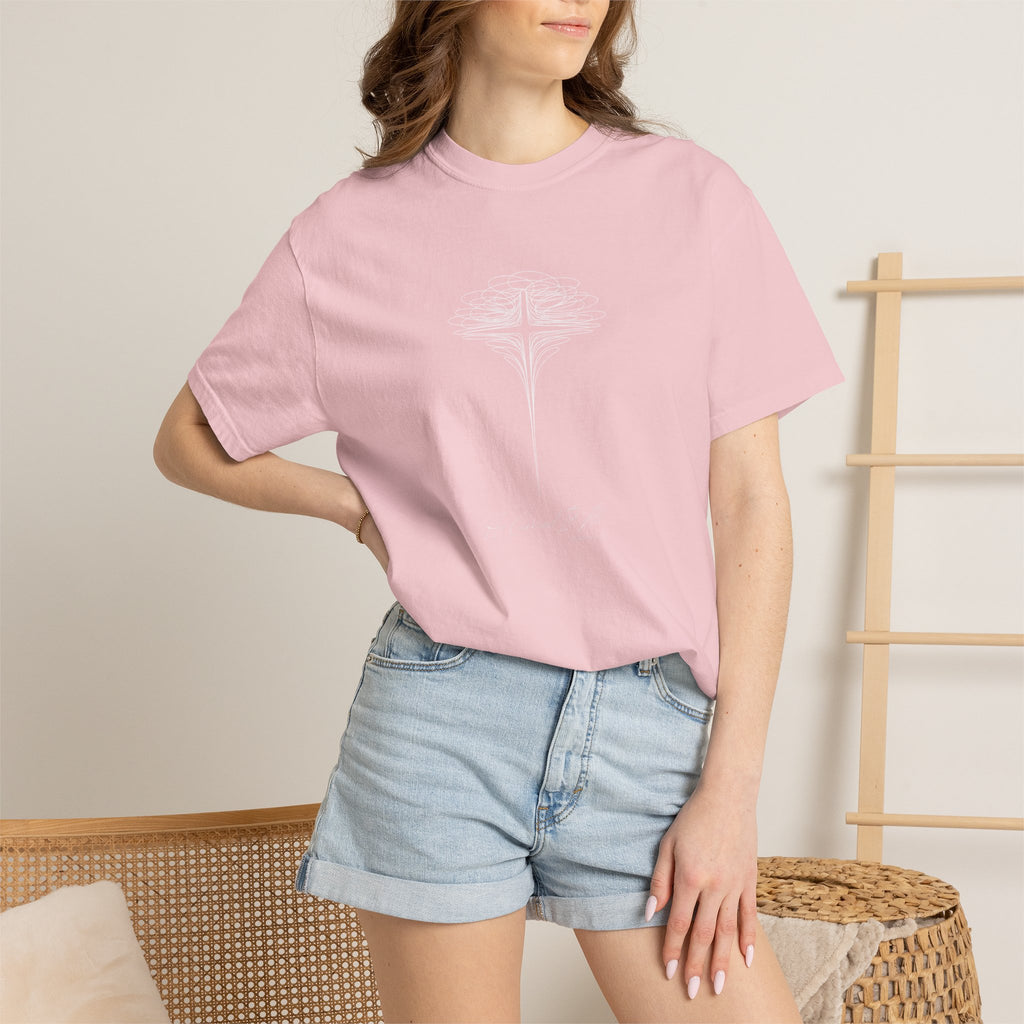 T-Shirt — 'He Carried It All' Cross Graphic Christian Tee