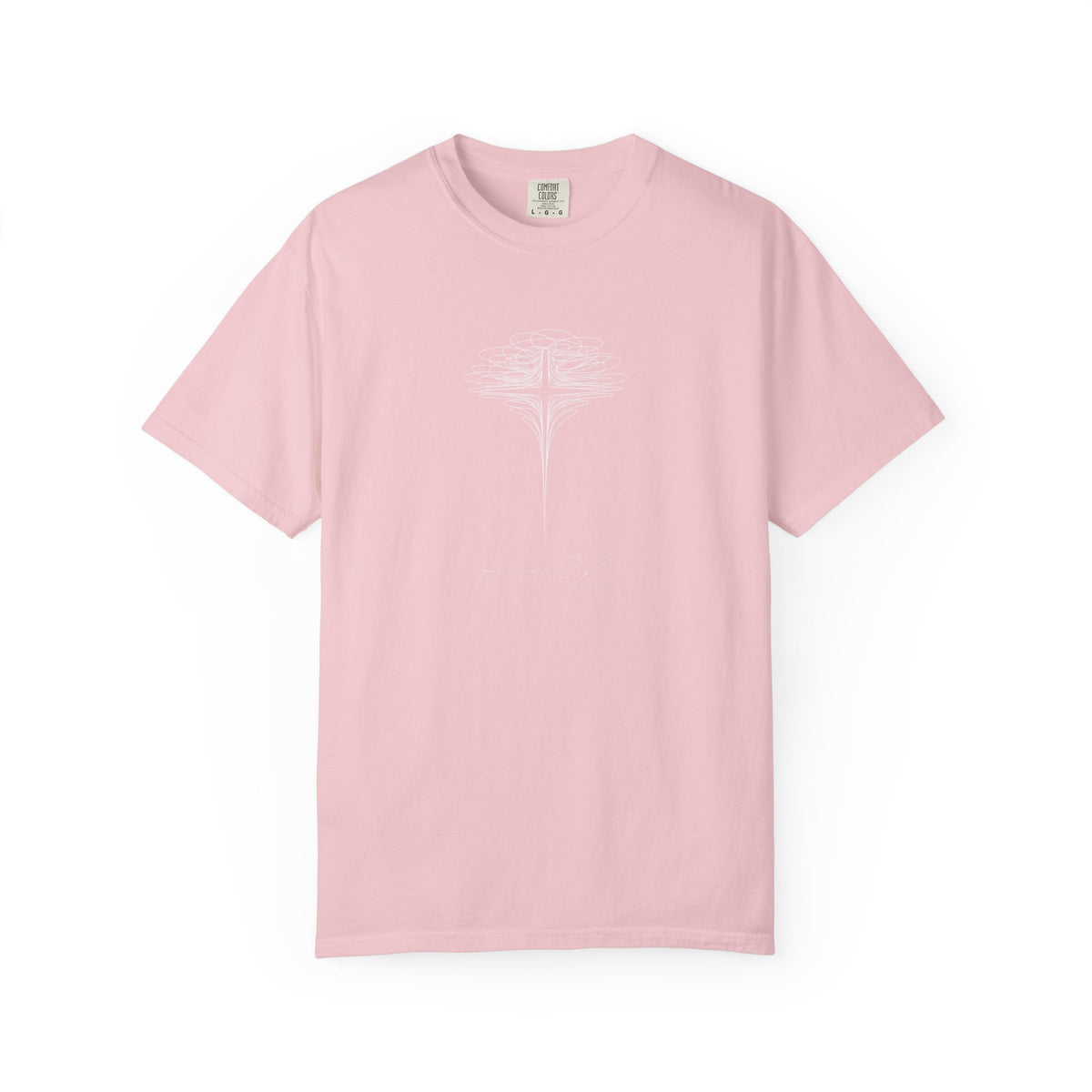 T-Shirt — 'He Carried It All' Cross Graphic Christian Tee